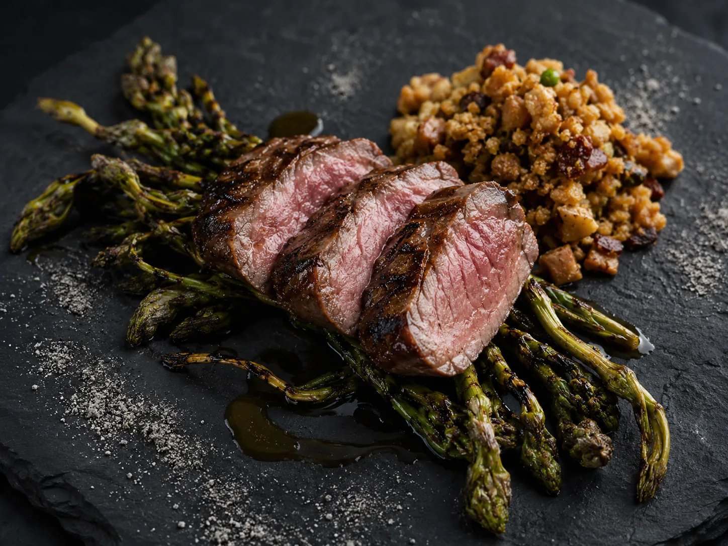 Pluma Ibérica · Migas + Espargos Trigueros