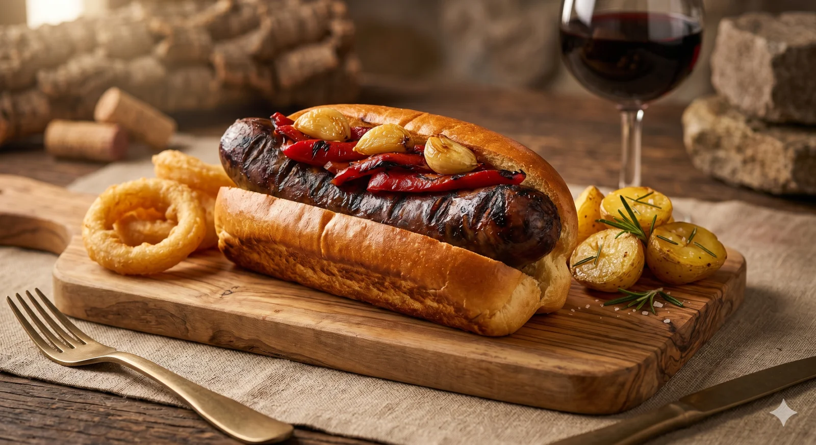 HotDog Salsicha Negra Alentejana