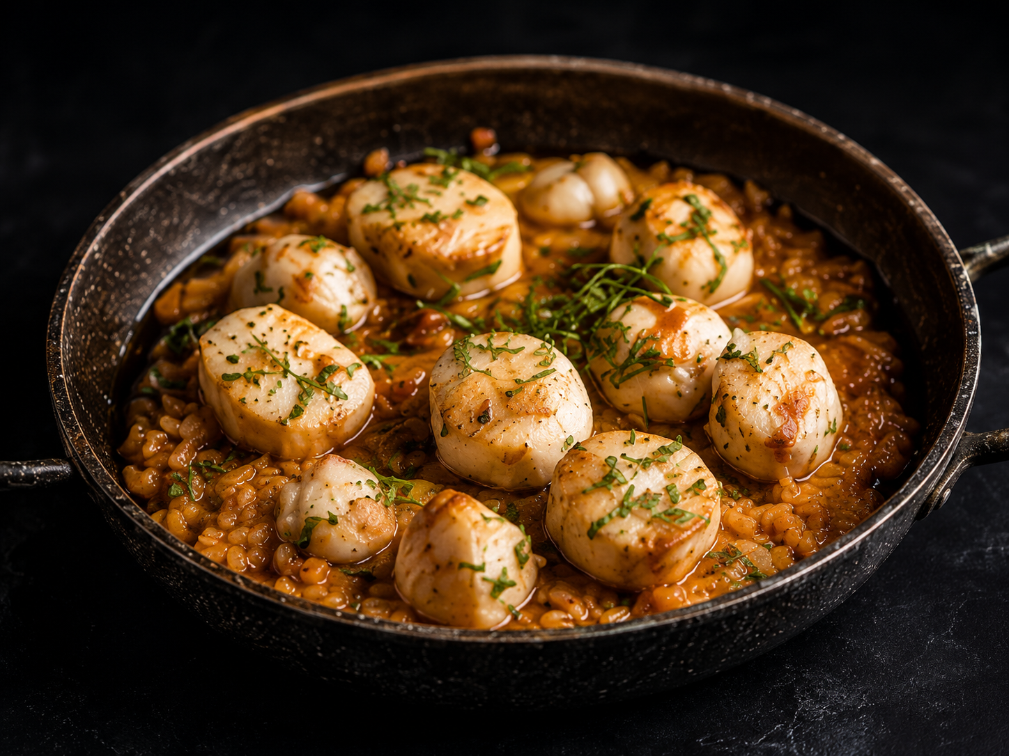 Arroz Senhoret · Bisque Camarão