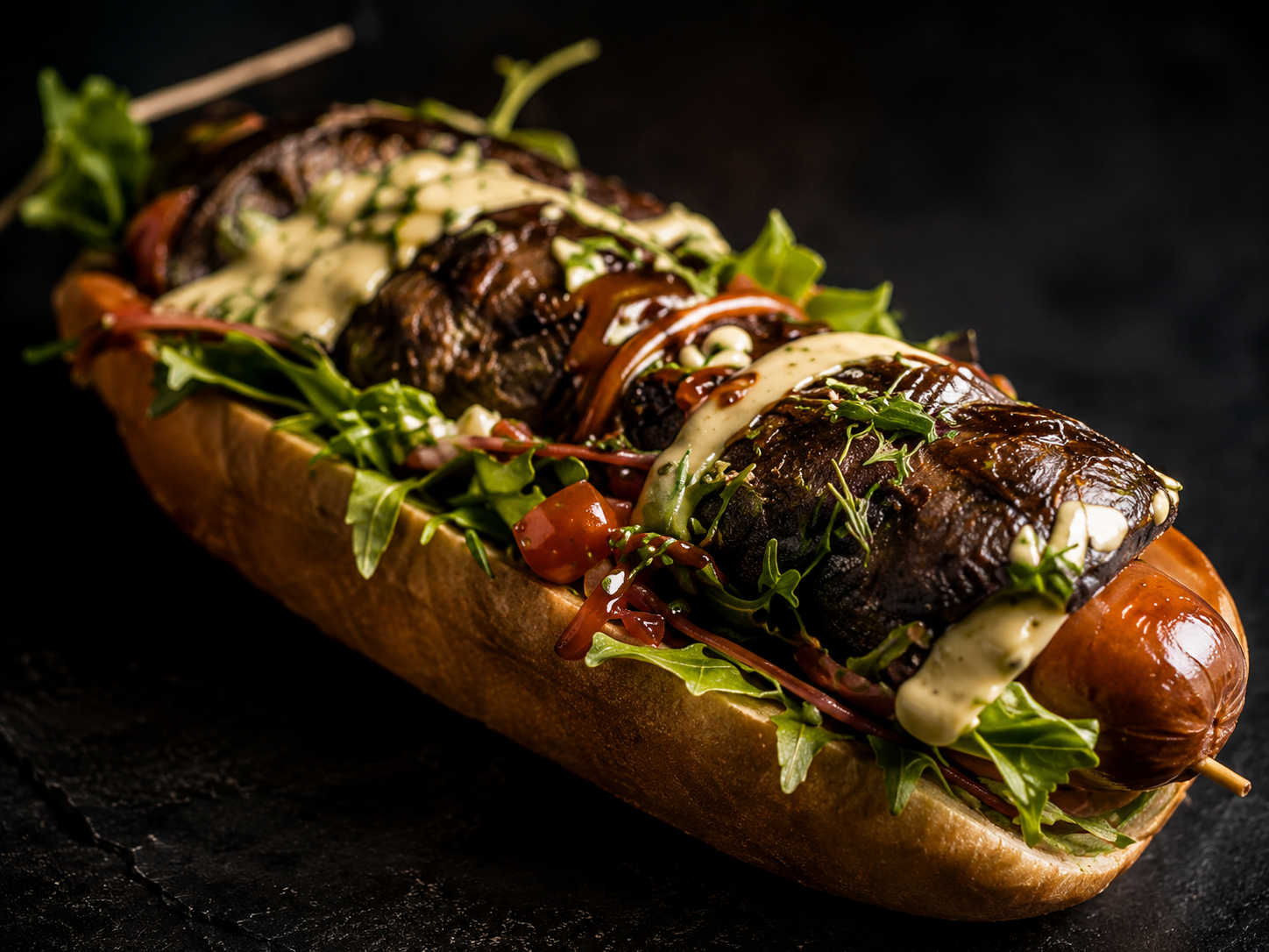 HotDog Cogumelos Selvagens