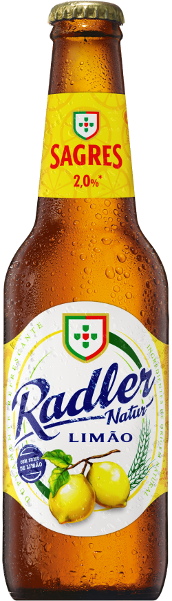 Cerveja Sagres Radler Limão